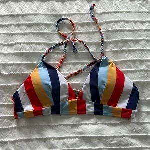 Striped Shein bikini top